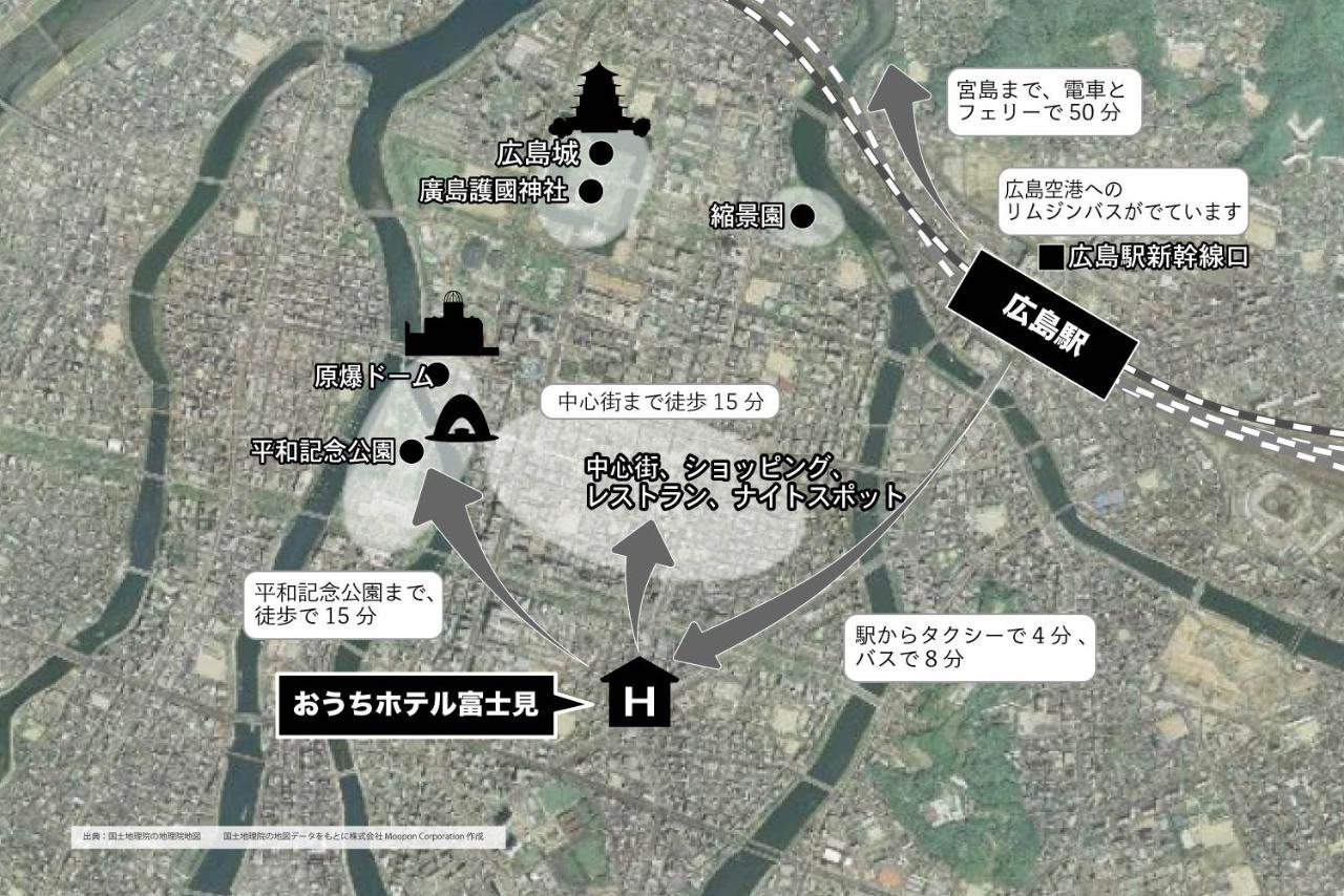 Ouchi Hotel Fujimi Hirošima Exteriér fotografie